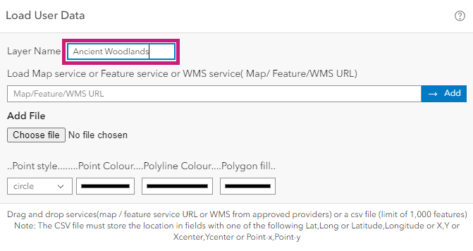 Loading in a Shape file in zip format, gpx and csv file