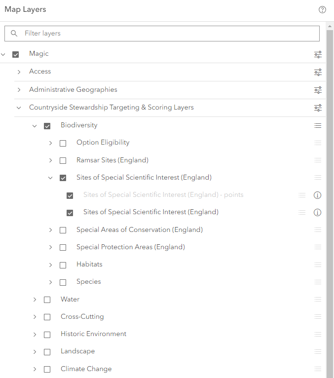 Site Check Tool - Select Layers